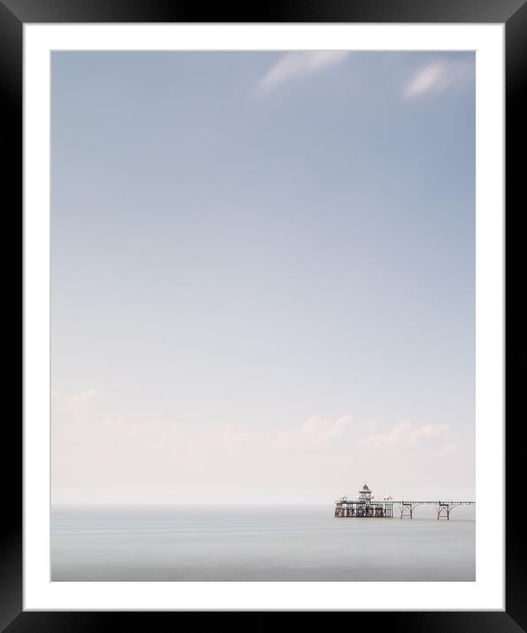 Clevedon Pier Framed Mounted Print by Mark Jones