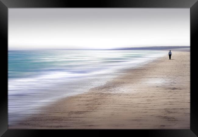 On the Beach Framed Print by Mark Jones