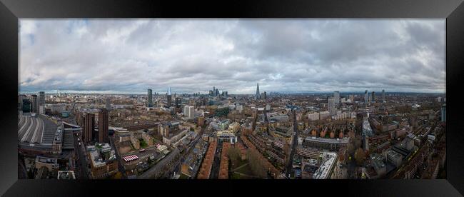 Over the rooftops of London - Framed Print by Erik Lattwein
