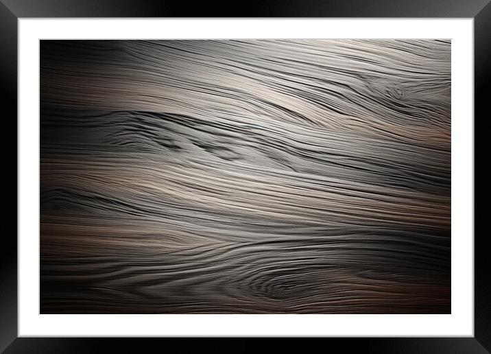 Aluminum plain texture background - stock photography Framed Mounted Print by Erik Lattwein