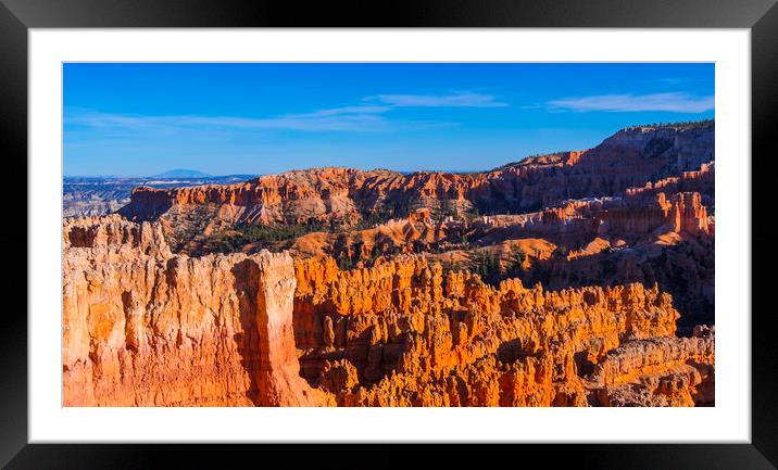 Must see places in the USA - the amazing Bryce Can Framed Mounted Print by Erik Lattwein