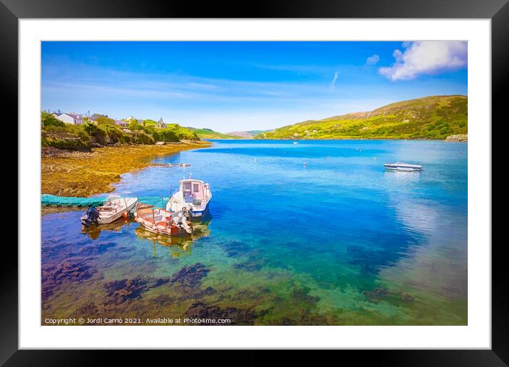 Crookhaven Harbor, Cork Co, Ireland Framed Mounted Print by Jordi Carrio