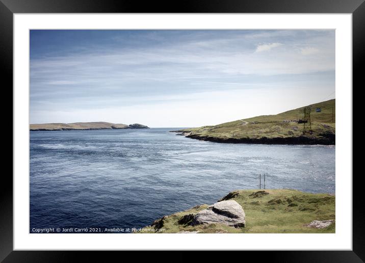 Dursey Cable Car (Gluaistean Cábla Baoi), Dursey Island Framed Mounted Print by Jordi Carrio