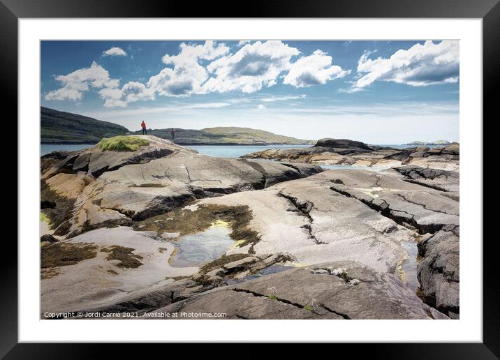 Derrynane Beach, Ring of Kerry, Ireland- 7  Framed Mounted Print by Jordi Carrio