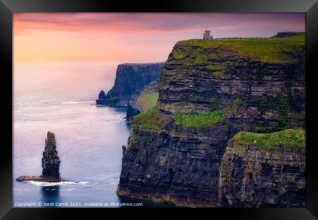 Cliffs of Moher tour, Ireland - 19 Framed Print by Jordi Carrio