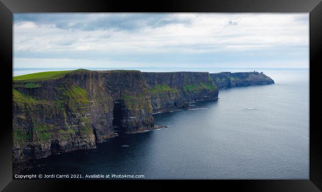 Cliffs of Moher tour, Ireland - 7 Framed Print by Jordi Carrio