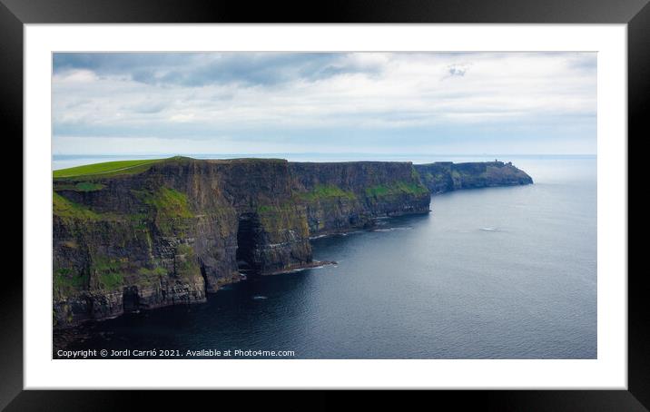 Cliffs of Moher tour, Ireland - 7 Framed Mounted Print by Jordi Carrio