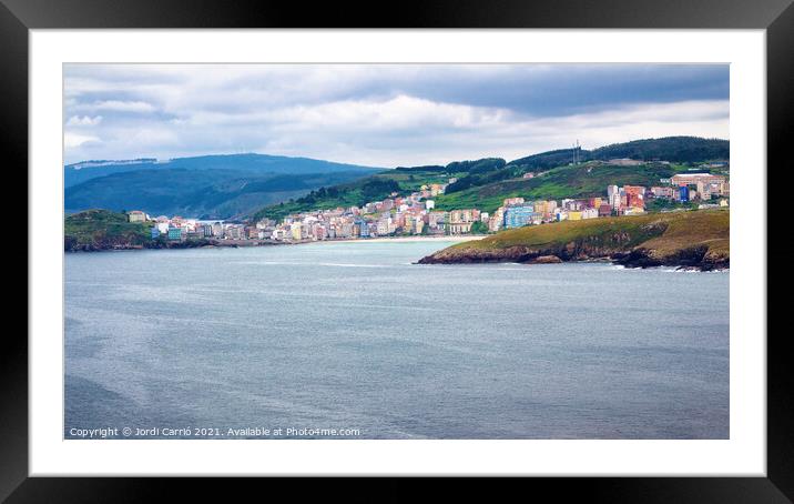 Picturesque image of Malpica de Bergantinos - Galicia Framed Mounted Print by Jordi Carrio