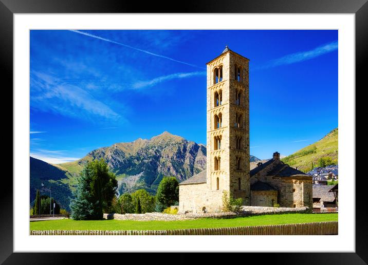 Church of St. Climent de Taull - Glamor Edition Framed Mounted Print by Jordi Carrio