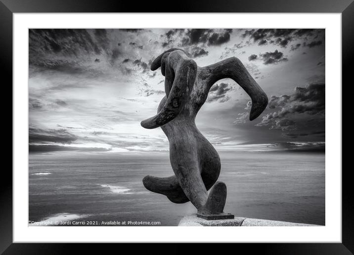 The dream of the emigrant Framed Mounted Print by Jordi Carrio