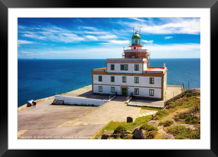 Lighthouse Cape Finisterre - 4 Framed Mounted Print by Jordi Carrio