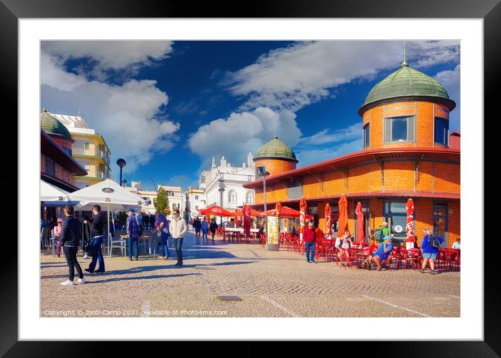 Visit to the city of Olhao, Algarve - 2 - Orton glow Edition Framed Mounted Print by Jordi Carrio