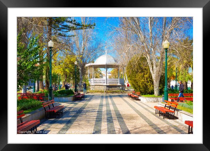 Tavira town in the Algarve, Portugal - 1 - Orton glow Edition  Framed Mounted Print by Jordi Carrio