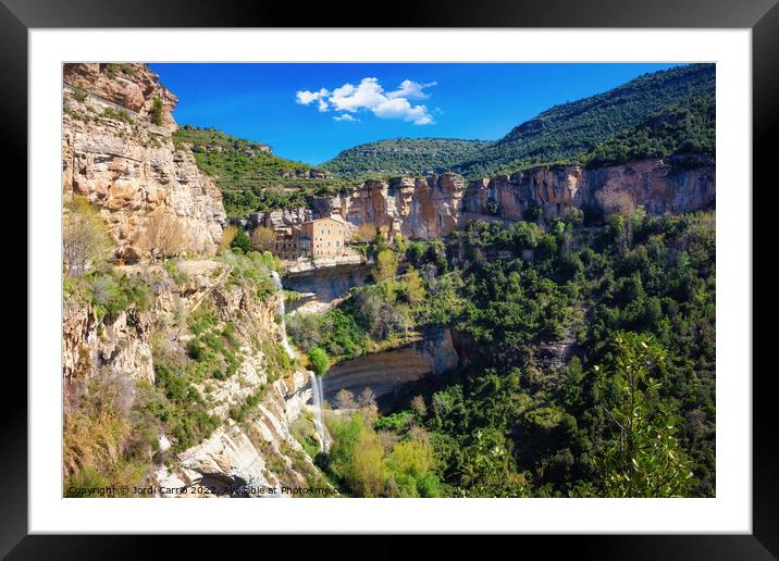 Natural area of Saint Miquel of Fai - 23 Framed Mounted Print by Jordi Carrio