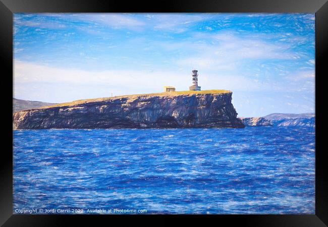 The Majestic Islet of Cabrera - CR2204-7213-PIN Framed Print by Jordi Carrio