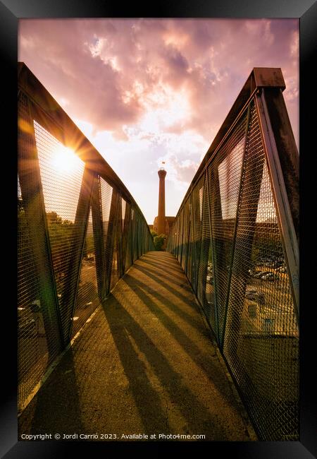 Sunset in Sucre - LU2209-1020318-GRACOL Framed Print by Jordi Carrio