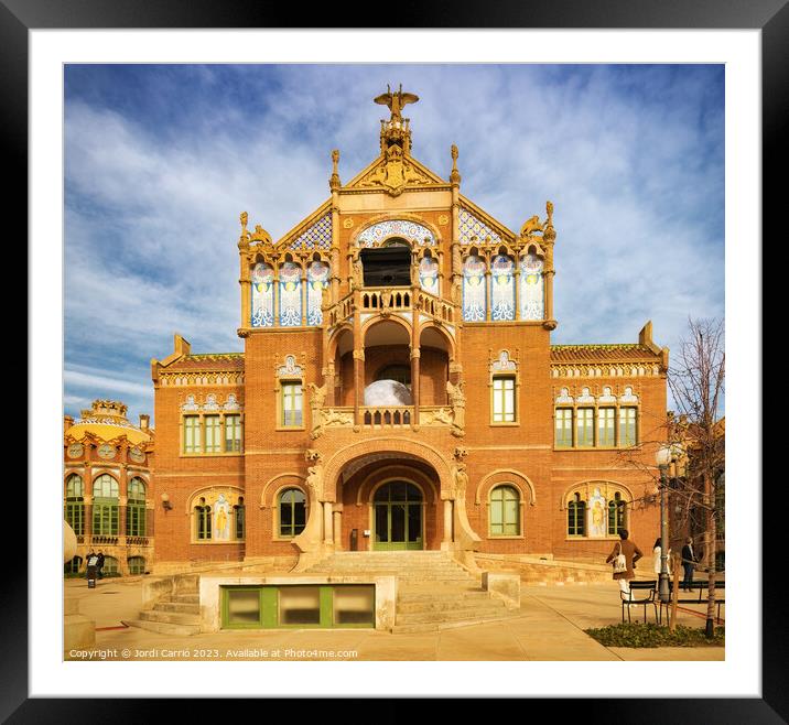 Dentistry Building - CR2301-8557-GRACOL Framed Mounted Print by Jordi Carrio