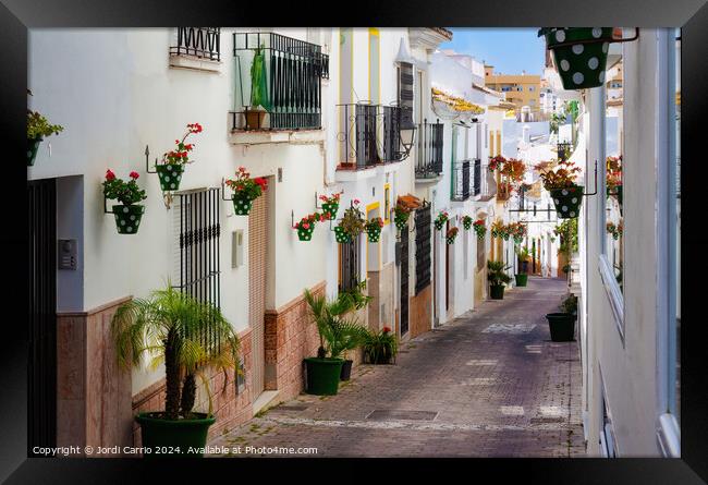 Essence of Estepona - C1804-3079-REA Framed Print by Jordi Carrio