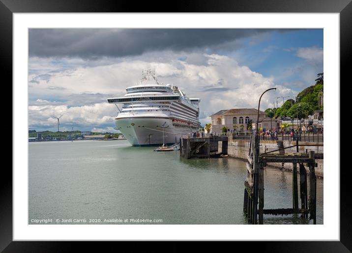 Visit to the town of Cobh, Ireland-2 Framed Mounted Print by Jordi Carrio