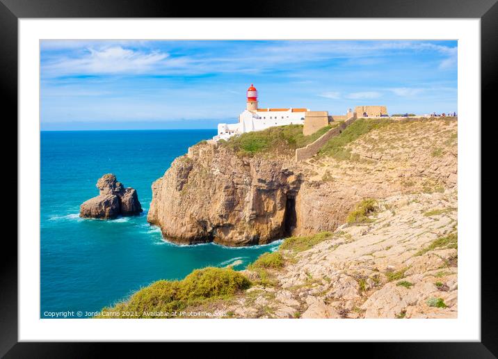Cape St. Vicente Lighthouse, Algarve-4 Framed Mounted Print by Jordi Carrio