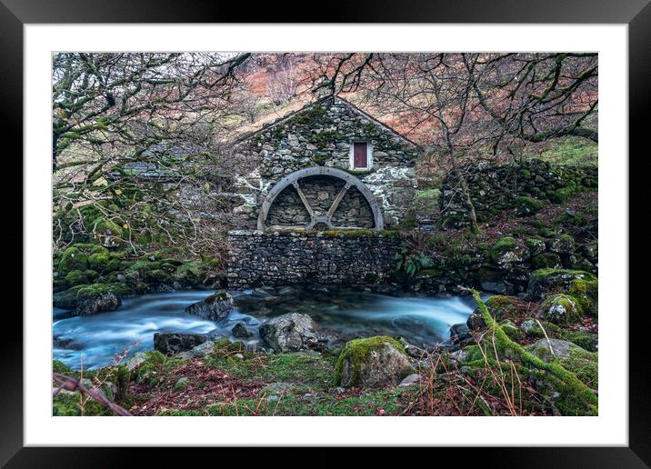 Watermill at Borrowdale Framed Mounted Print by Scott Somerside