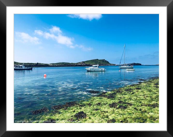 St Martins, Isles of Scilly Framed Mounted Print by Simon Marlow