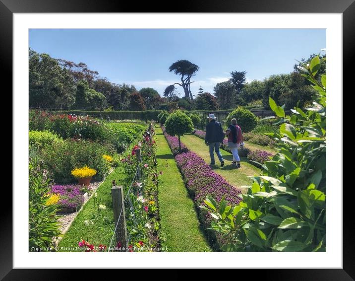 A Serene Paradise Amongst the Isles Framed Mounted Print by Simon Marlow