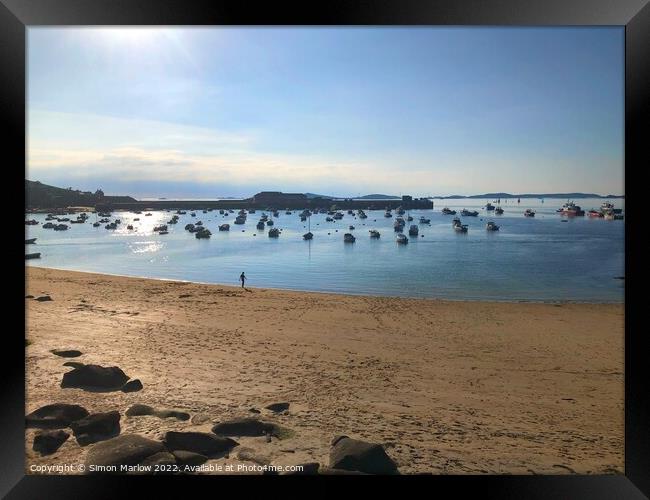 At Mary’s, Isles of Scilly Framed Print by Simon Marlow