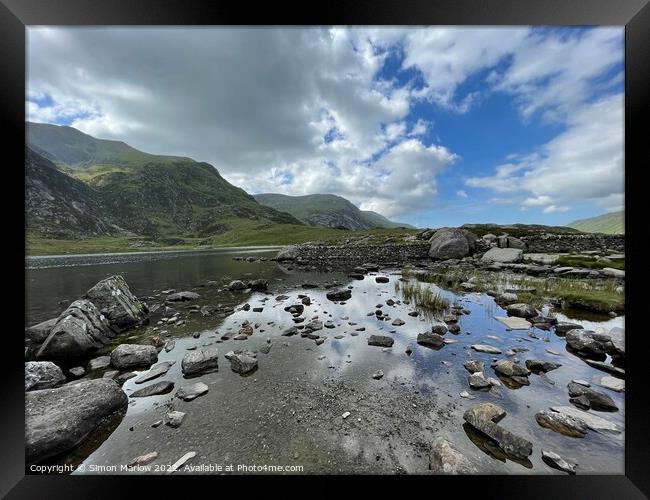 Cader Idris in Snowdonia Framed Print by Simon Marlow