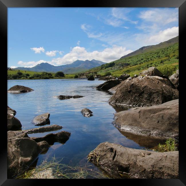 Capel Curig, Snowdonia National Park, Wales Framed Print by Simon Marlow