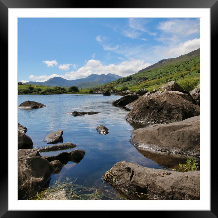Capel Curig, Snowdonia National Park, Wales Framed Mounted Print by Simon Marlow