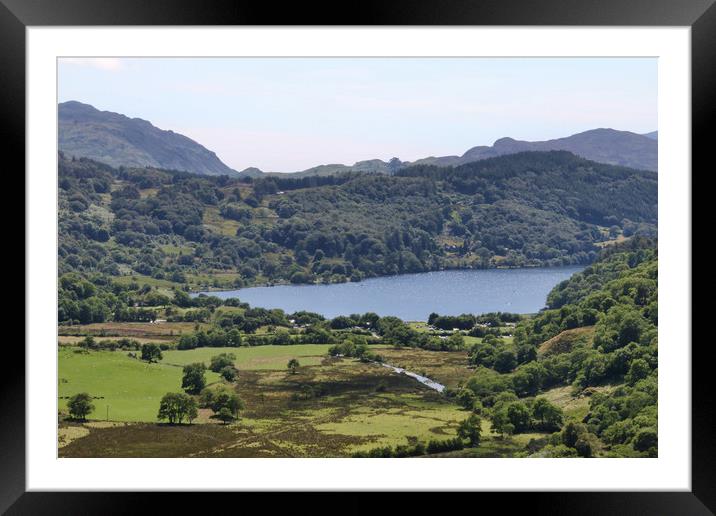 View from Capel Curig, Snowdonia National Park Framed Mounted Print by Simon Marlow