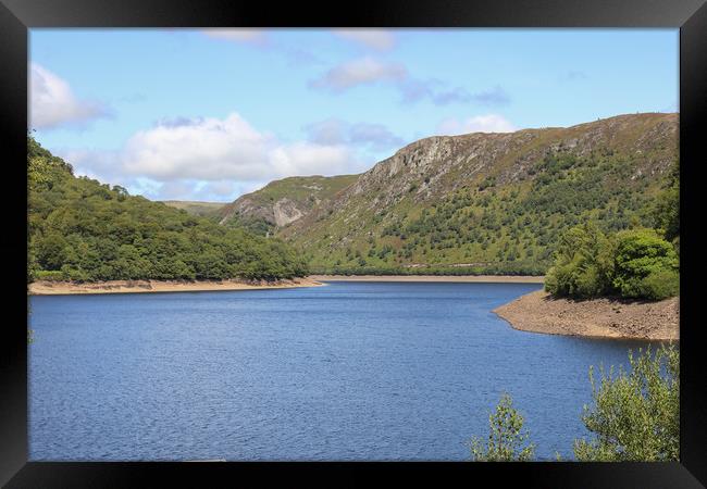 The beautiful landscape of the Elan Valley, Wales Framed Print by Simon Marlow