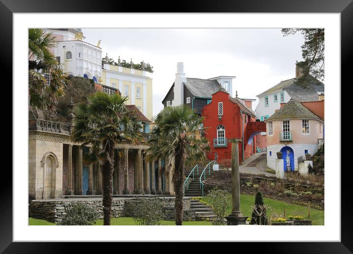 The Architecture of Portmeirion, North Wales Framed Mounted Print by Simon Marlow