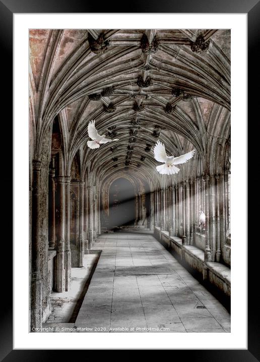 Heavenly Flight Framed Mounted Print by Simon Marlow