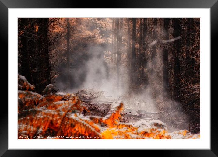 Enchanting Forest Awakening Framed Mounted Print by Simon Marlow