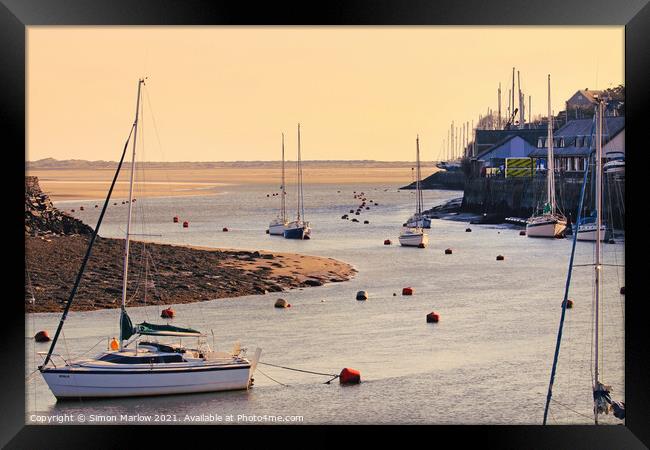 Majestic Snowdonia Overlooking Porthmadog Framed Print by Simon Marlow