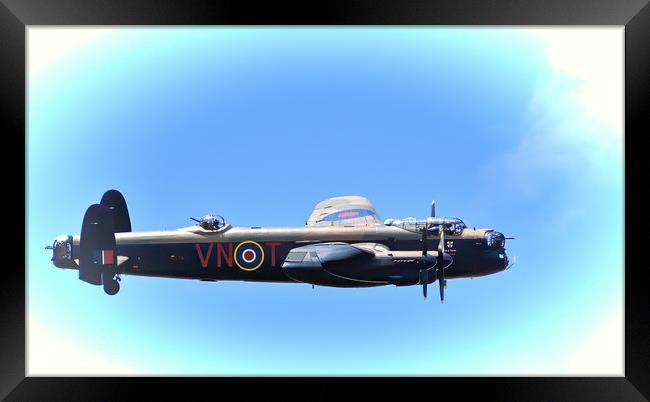 The Lancaster Bomber Framed Print by Dave Newman