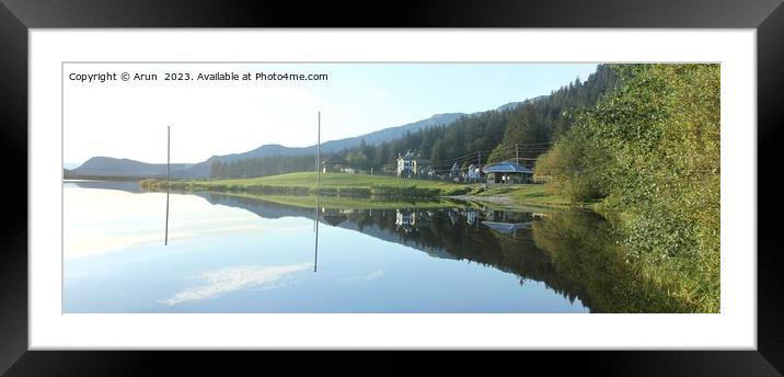 Juneau Alaska - City and Landscapes Framed Mounted Print by Arun 