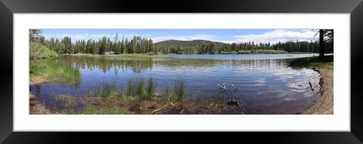 Lassen national park California Framed Mounted Print by Arun 