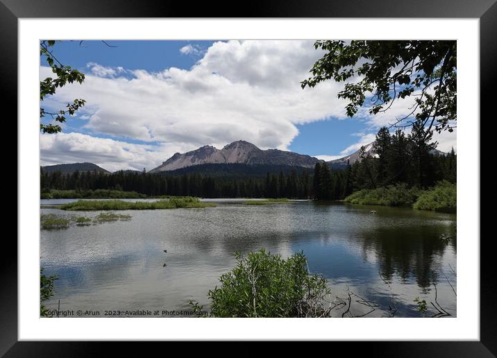 Lassen national park California Framed Mounted Print by Arun 