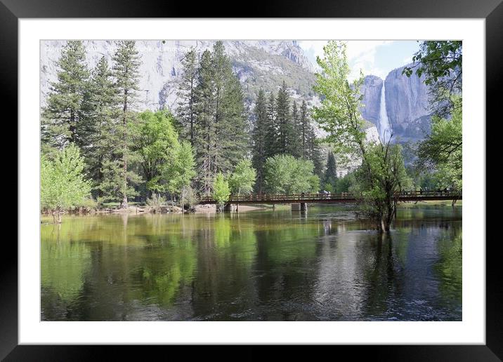 Yosemite in Spring Framed Mounted Print by Arun 