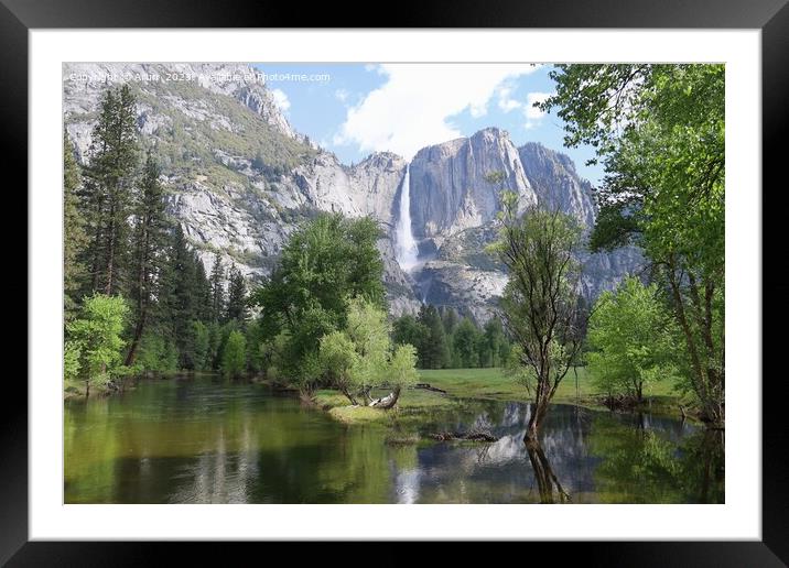 Yosemite in Spring Framed Mounted Print by Arun 