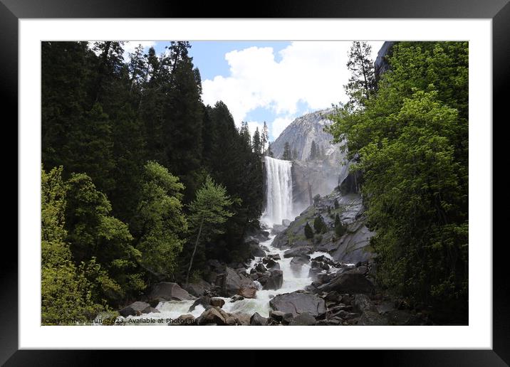 Yosemite in Spring Framed Mounted Print by Arun 