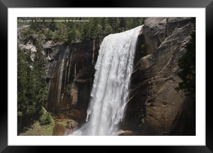 Yosemite in Spring Framed Mounted Print by Arun 