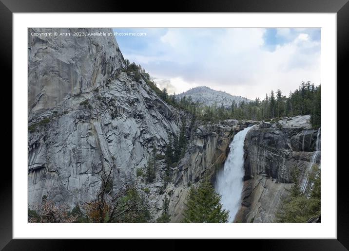 Yosemite in Spring Framed Mounted Print by Arun 