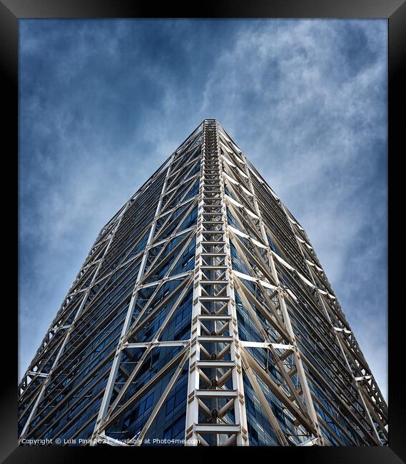 Top of Building Framed Print by Luis Pina