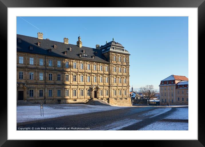 Neue Residenz Palace in Bamberg Framed Mounted Print by Luis Pina