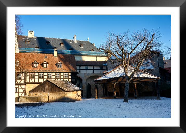 Alte Hofhaltung Bamberg Framed Mounted Print by Luis Pina