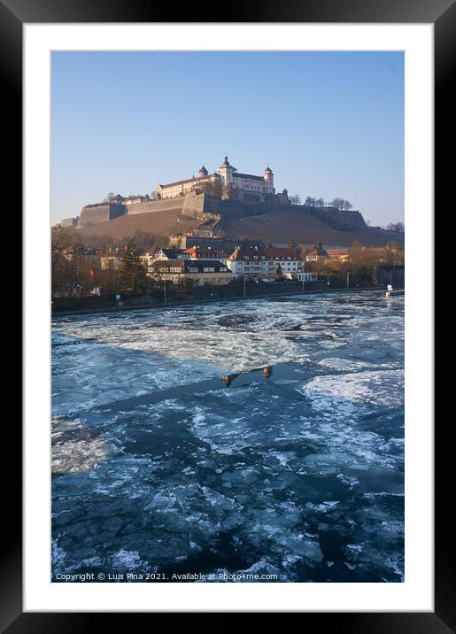 Festung Marienberg Fortress in Wuerzburg, Germany Framed Mounted Print by Luis Pina